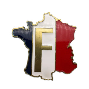 Map France Fridge Magnet Metal Craft