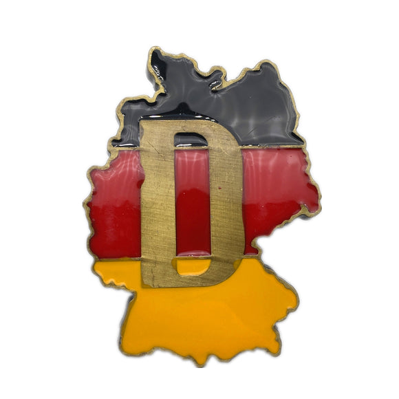 Germany Map Fridge Magnet Metal Craft