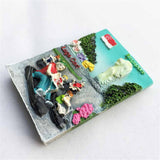 Singapore Fridge Magnet 3D Resin