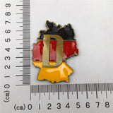 Germany Map Fridge Magnet Metal Craft