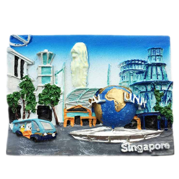 Singapore Fridge Magnet 3D Resin