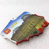 Lodz Poland Fridge Magnet 3D Resin