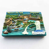 Singapore Fridge Magnet 3D Resin