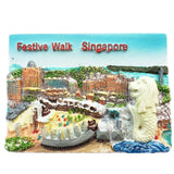 Singapore Fridge Magnet 3D Resin