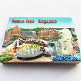 Singapore Fridge Magnet 3D Resin