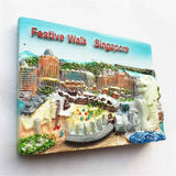 Singapore Fridge Magnet 3D Resin