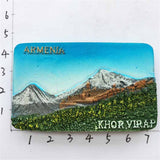 Khor Virap Armenia Fridge Magnet 3D Resin