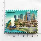 Singapore Fridge Magnet 3D Resin