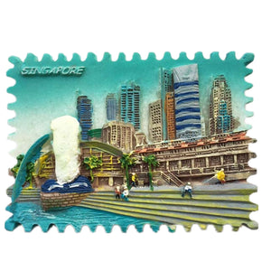 Singapore Fridge Magnet 3D Resin