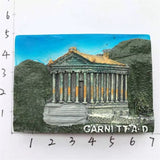 Garni Temple Armenia Fridge Magnet 3D Resin