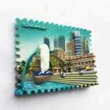 Singapore Fridge Magnet 3D Resin