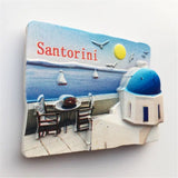 Santorini Greece Fridge Magnet 3D Resin