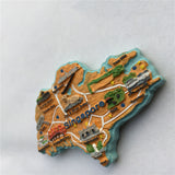 Singapore Fridge Magnet 3D Resin