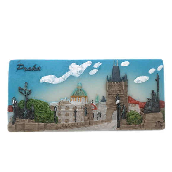 Prague Czech Fridge Magnet 3D Resin