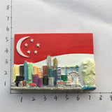 Singapore Fridge Magnet 3D Resin