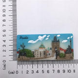 Prague Czech Fridge Magnet 3D Resin