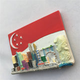 Singapore Fridge Magnet 3D Resin