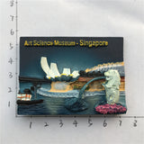 Singapore Fridge Magnet 3D Resin