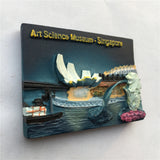 Singapore Fridge Magnet 3D Resin