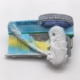 Singapore Fridge Magnet 3D Resin