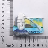 Singapore Fridge Magnet 3D Resin