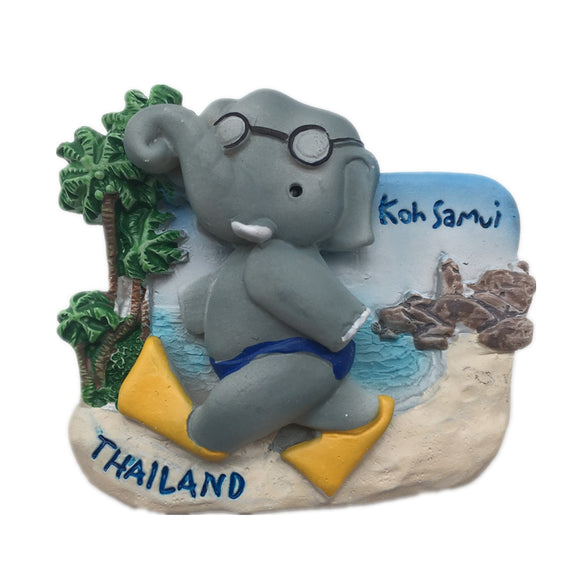 Koh Samui Thailand Fridge Magnet 3D Resin