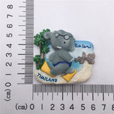 Koh Samui Thailand Fridge Magnet 3D Resin