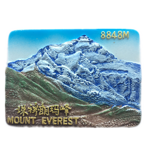 Mount Everest China Fridge Magnet 3D Resin