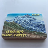 Mount Everest China Fridge Magnet 3D Resin