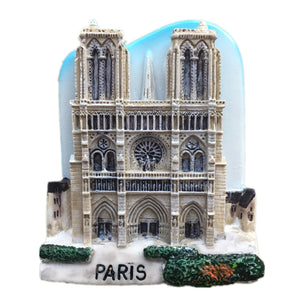 Notre Dame of Paris France Fridge Magnet 3D Resin