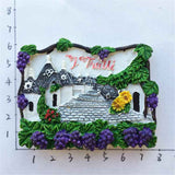 Trulli Italy Fridge Magnet 3D Resin