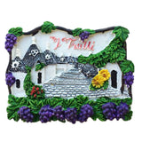 Trulli Italy Fridge Magnet 3D Resin