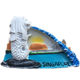 Singapore Fridge Magnet 3D Resin