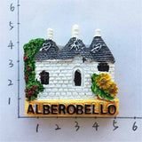 Alberobello Apulia Italy Fridge Magnet 3D Resin