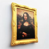 Louvre Paris Da Vinci Mona Lisa France Fridge Magnet 3D Resin