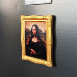 Louvre Paris Da Vinci Mona Lisa France Fridge Magnet 3D Resin