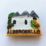 Alberobello Apulia Italy Fridge Magnet 3D Resin