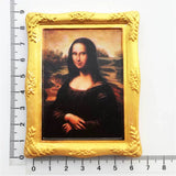 Louvre Paris Da Vinci Mona Lisa France Fridge Magnet 3D Resin