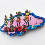 Bahamas Fridge Magnet 3D Resin