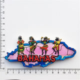 Bahamas Fridge Magnet 3D Resin