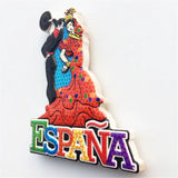 Barcelona Dancing Spain Fridge Magnet 3D Resin