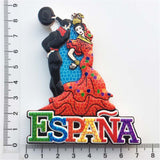 Barcelona Dancing Spain Fridge Magnet 3D Resin