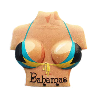 Bikini Bahamas Fridge Magnet 3D Resin