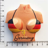 Bikini Flag Germany Fridge Magnet 3D Resin