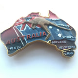 Map Australia Fridge Magnet 3D Resin