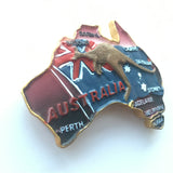 Map Australia Fridge Magnet 3D Resin