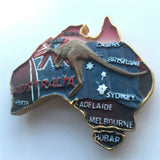 Map Australia Fridge Magnet 3D Resin