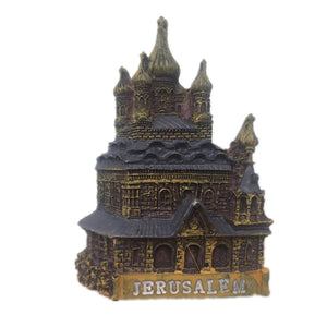 Jerusalem Palestine Israel Fridge Magnet 3D Resin