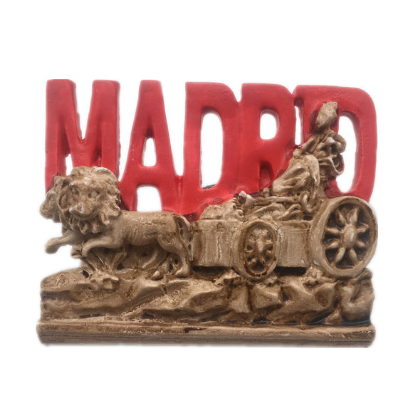 Madrid Spain Fridge Magnet 3D Resin