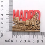 Madrid Spain Fridge Magnet 3D Resin